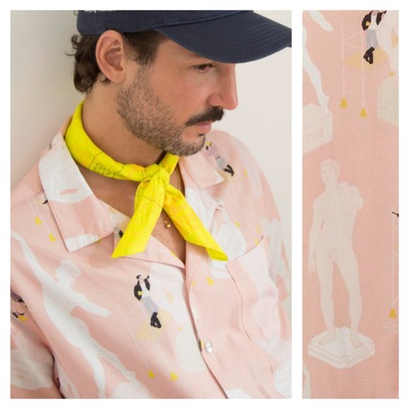 Homoco Other - Homoco x Tom of Finland "Full Service" Camp Collar SS Button Down - Sz XS